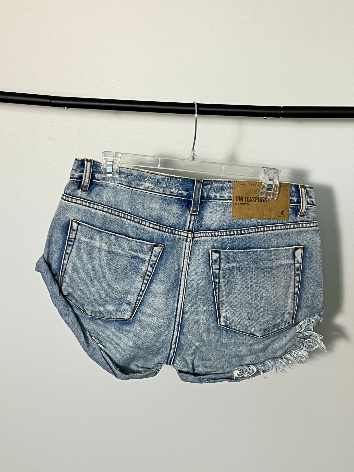 ONE TEASPOON DENIM SHORTS HENDRIXE BANDITS