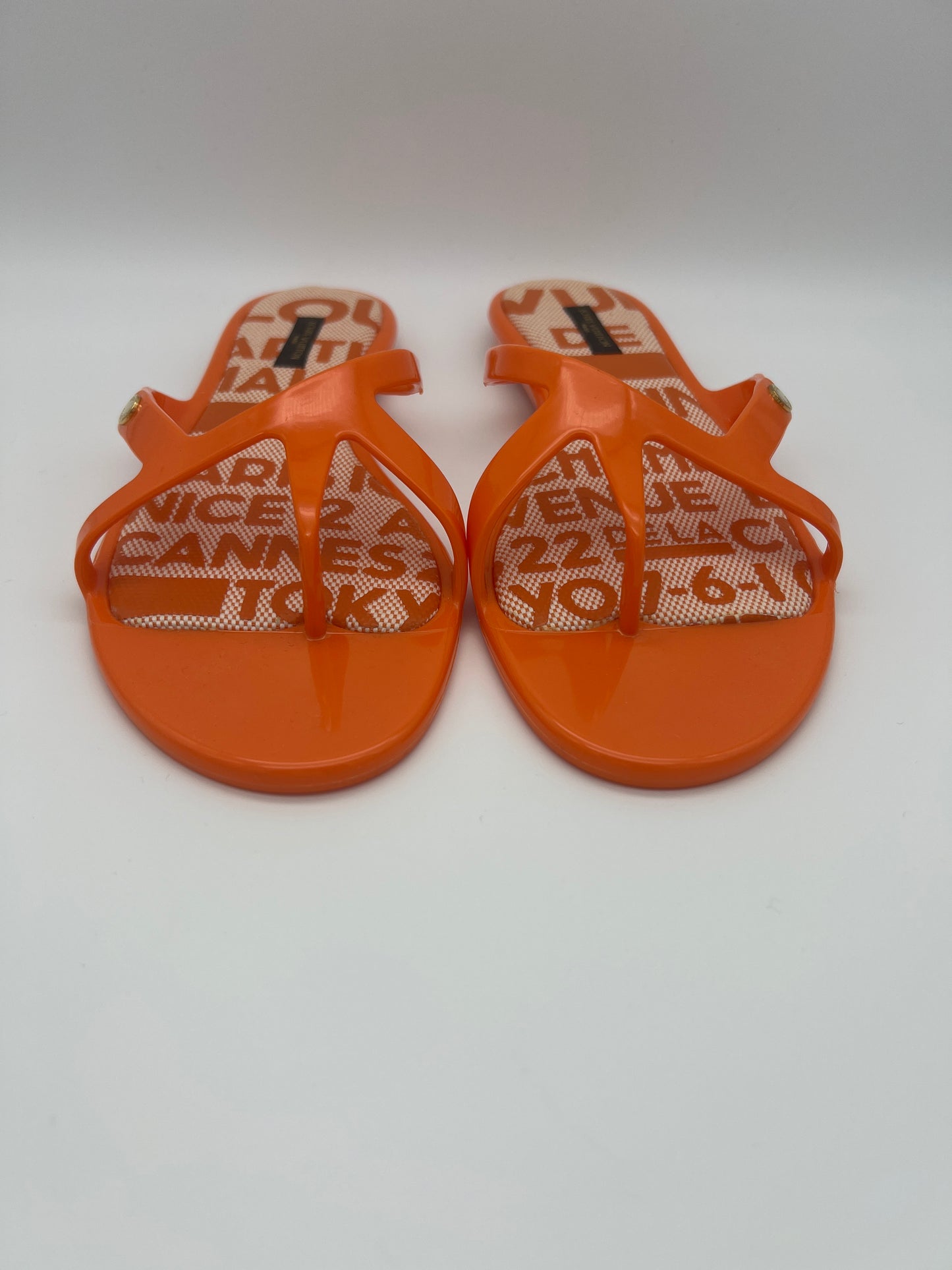 LOUIS VUITTON FLAT THONG SANDALS