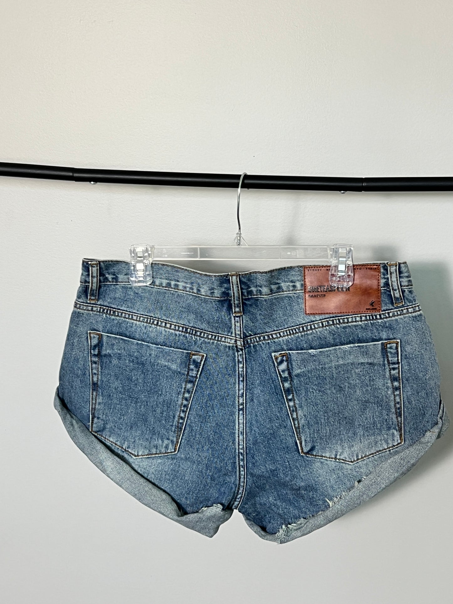 ONE TEASPOON DENM SHORTS COBAINE BANDITS