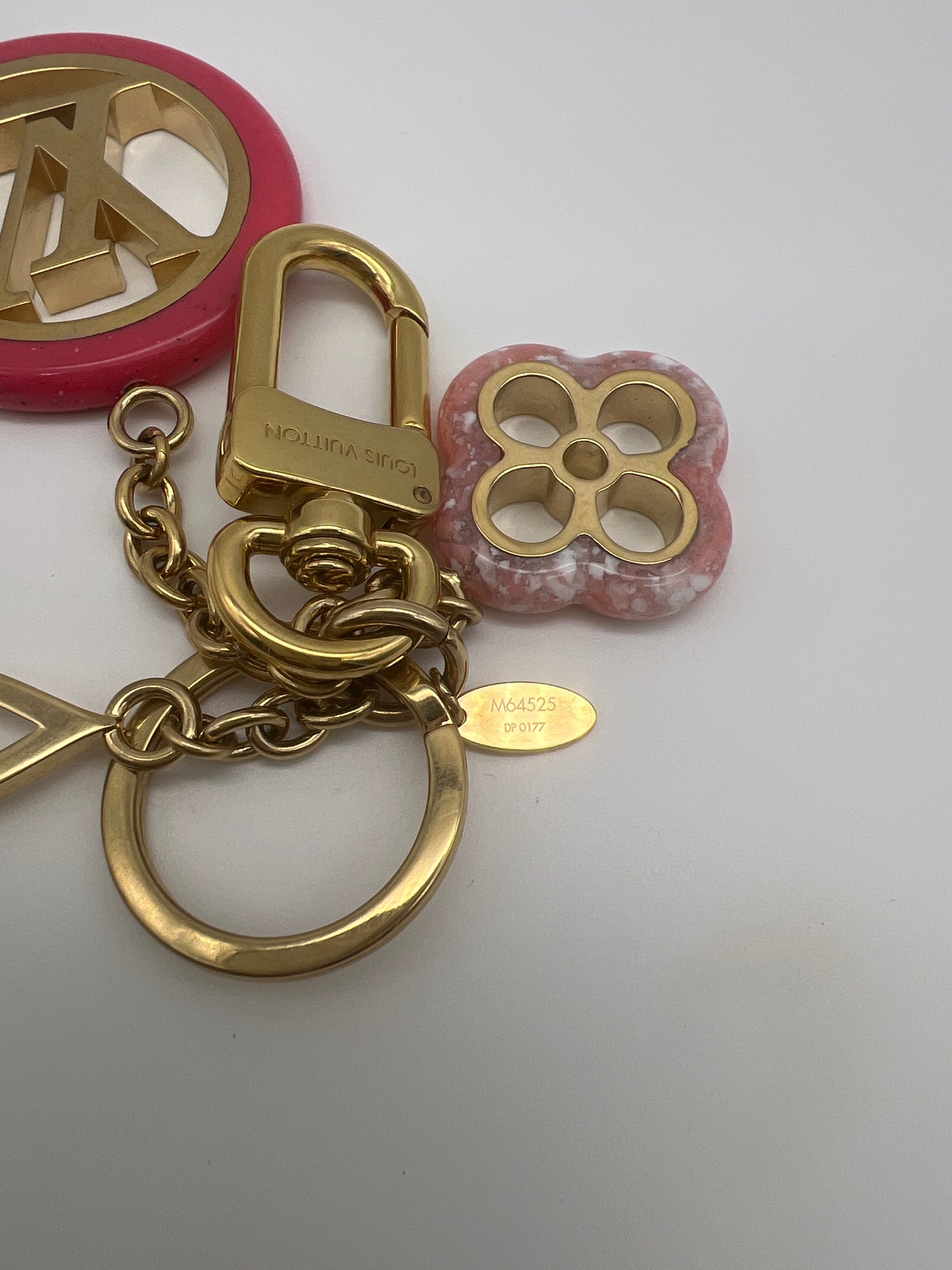 LOUIS VUITTON LV CIRCLE & FLOWER BAG CHARM/KEYCHAIN