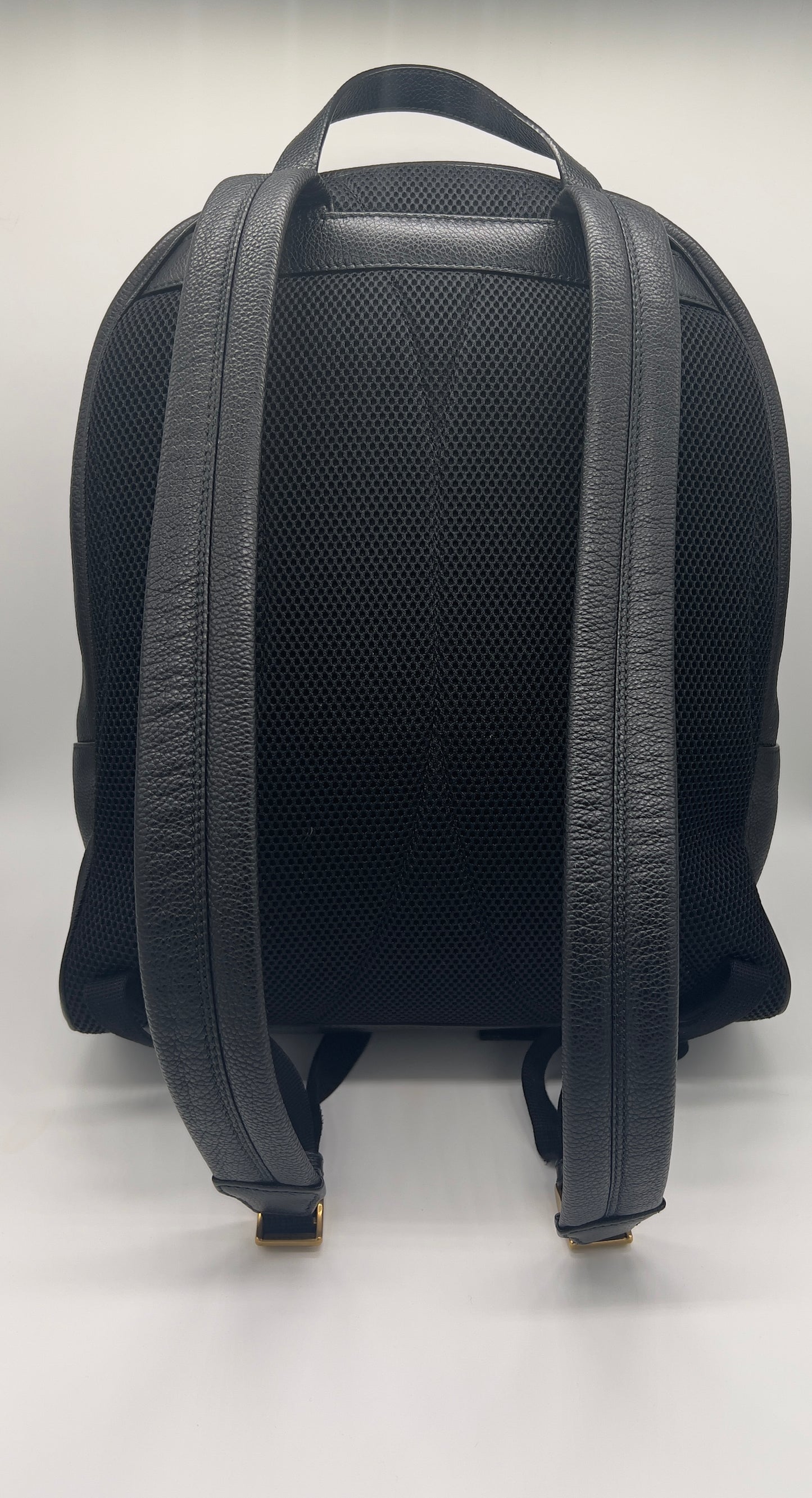 GUCCI BLACK LEATHER BACKPACK