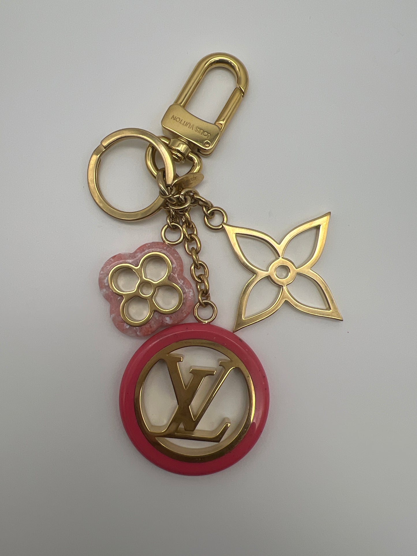 LOUIS VUITTON LV CIRCLE & FLOWER BAG CHARM/KEYCHAIN