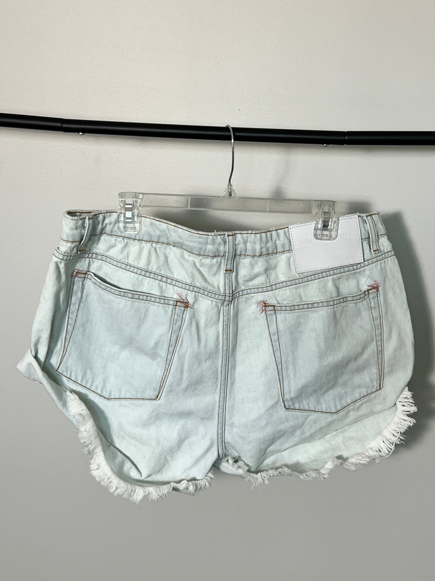 ONE TEASPOON DENIM SHORTS BELAIR BLUE