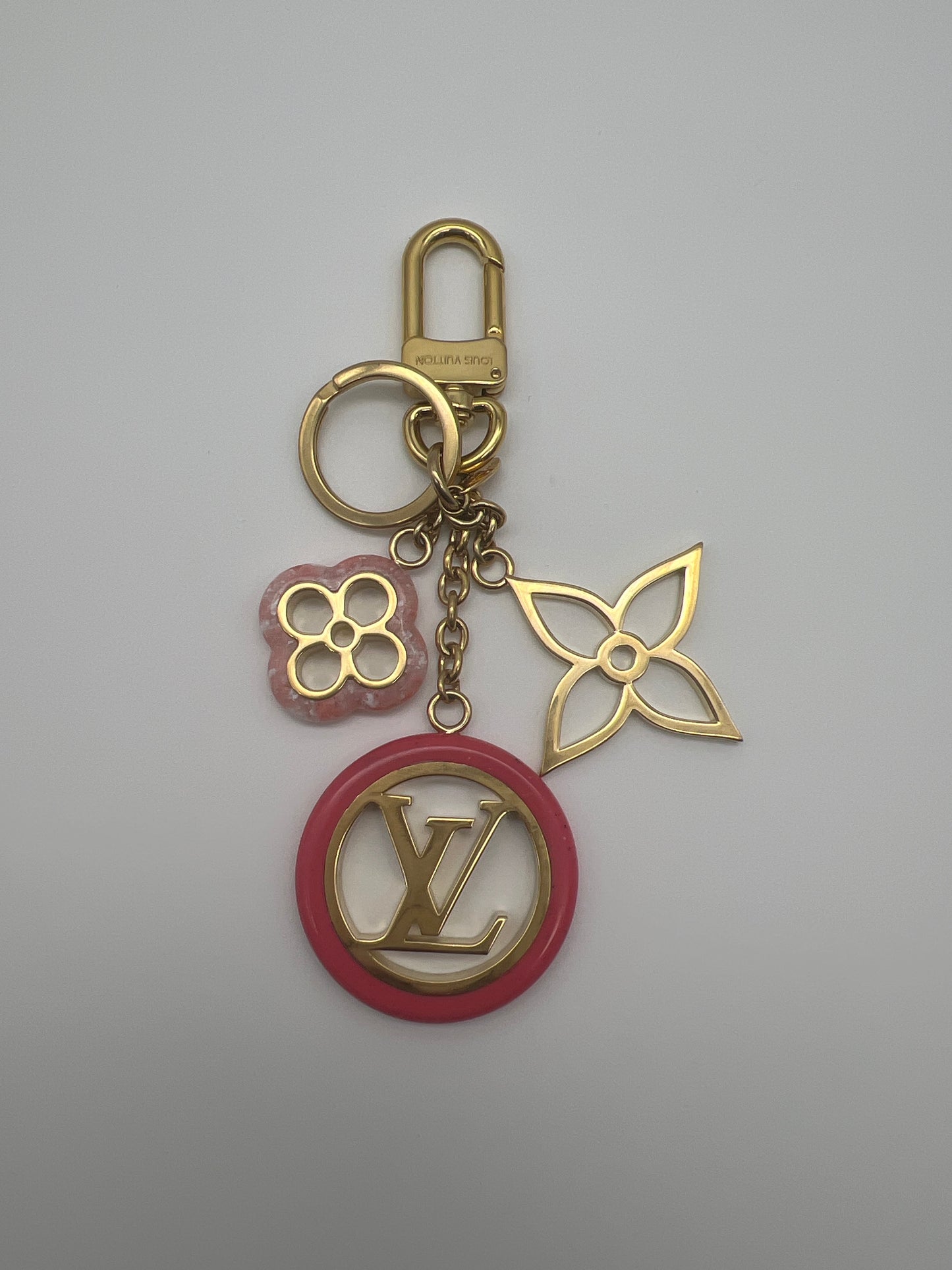 LOUIS VUITTON LV CIRCLE & FLOWER BAG CHARM/KEYCHAIN