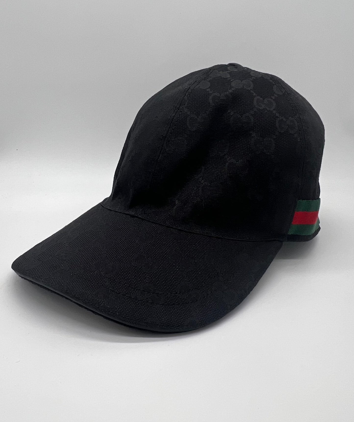 Gucci Sherry Web Baseball Cap - Size XL (60 cm) | Adjustable | Black