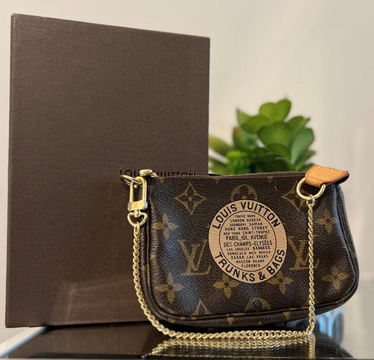 LOUIS VUITTON MINI POCHETTE TRUNKS AND BAGS EDITION