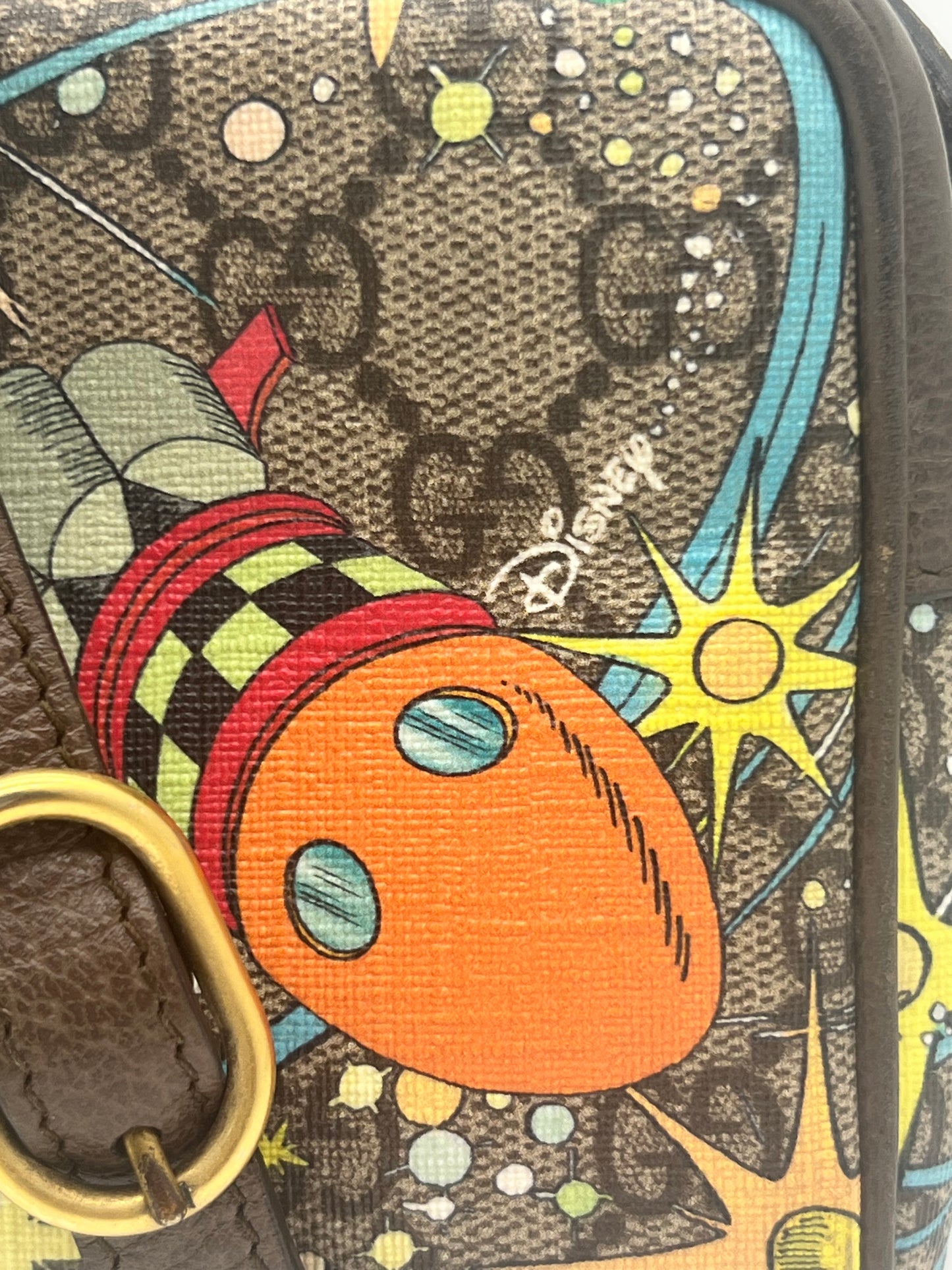 Authentic Gucci Donald Duck Canvas Camera Bag — Rare, Good Condition