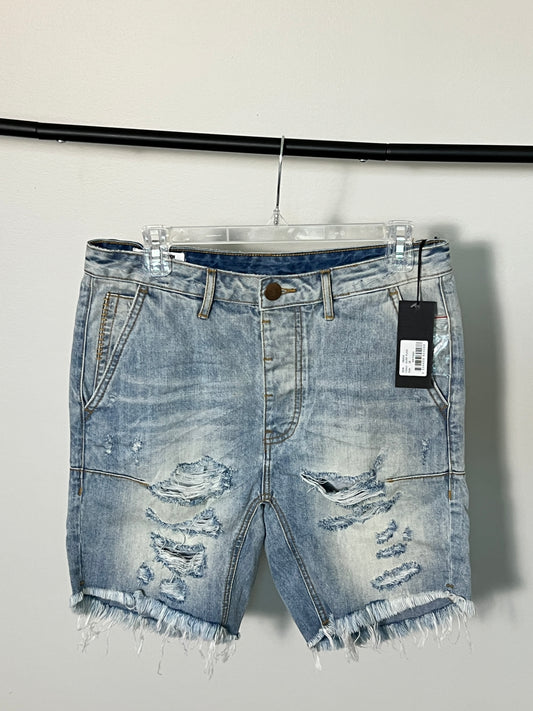 ONE TEASPOON MAN X DENIM SHORTS
