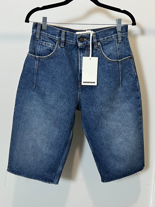 DARKPARK DENIM GINA FITTED SHORTS NEW WITH TAGS