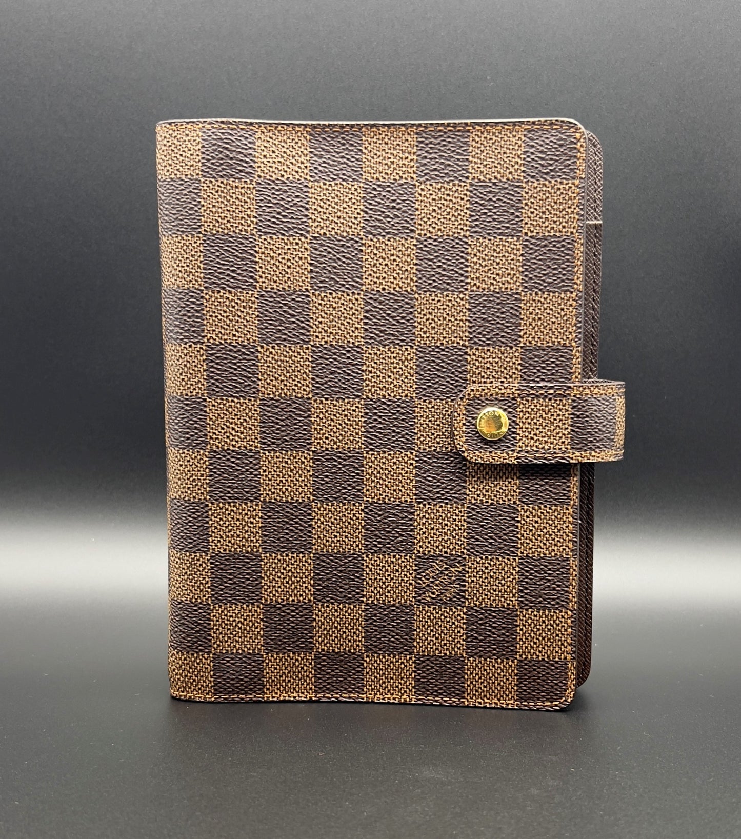 LOUIS VUITTON AGENDA MM DAMIER EBENE