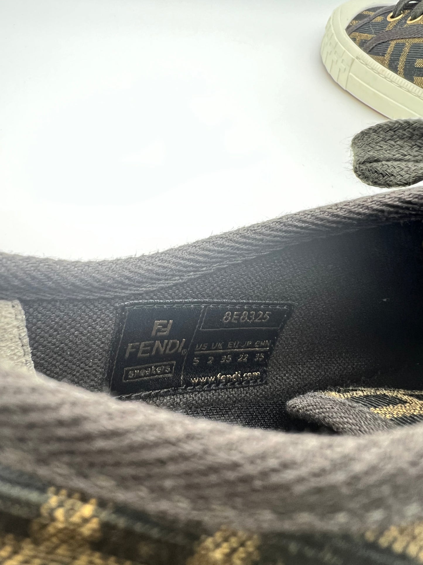 FENDI ZUCCA SNEAKERS