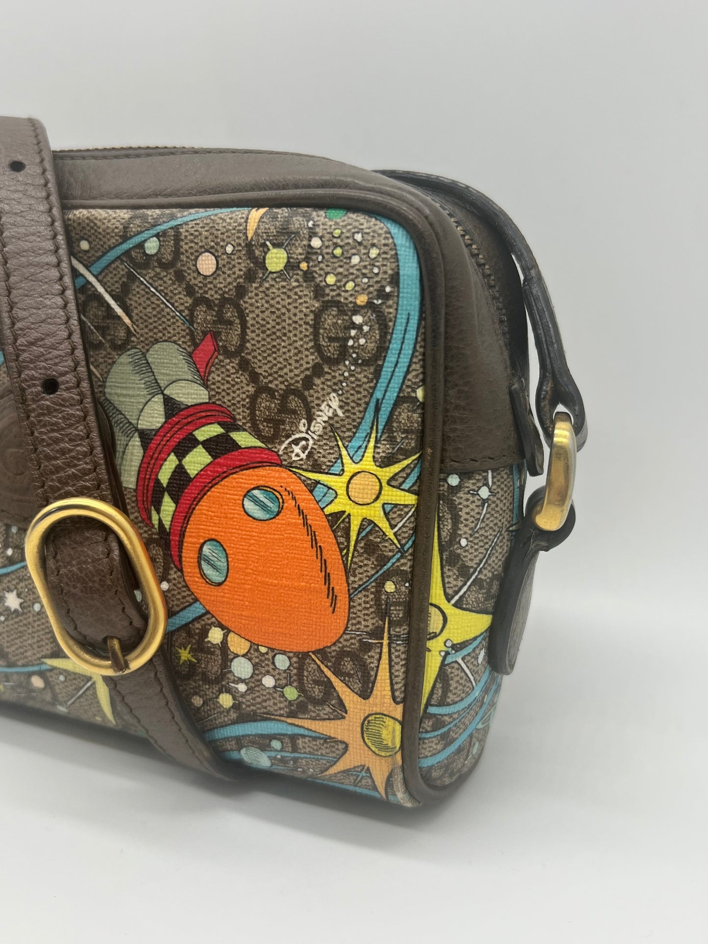 Authentic Gucci Donald Duck Canvas Camera Bag — Rare, Good Condition