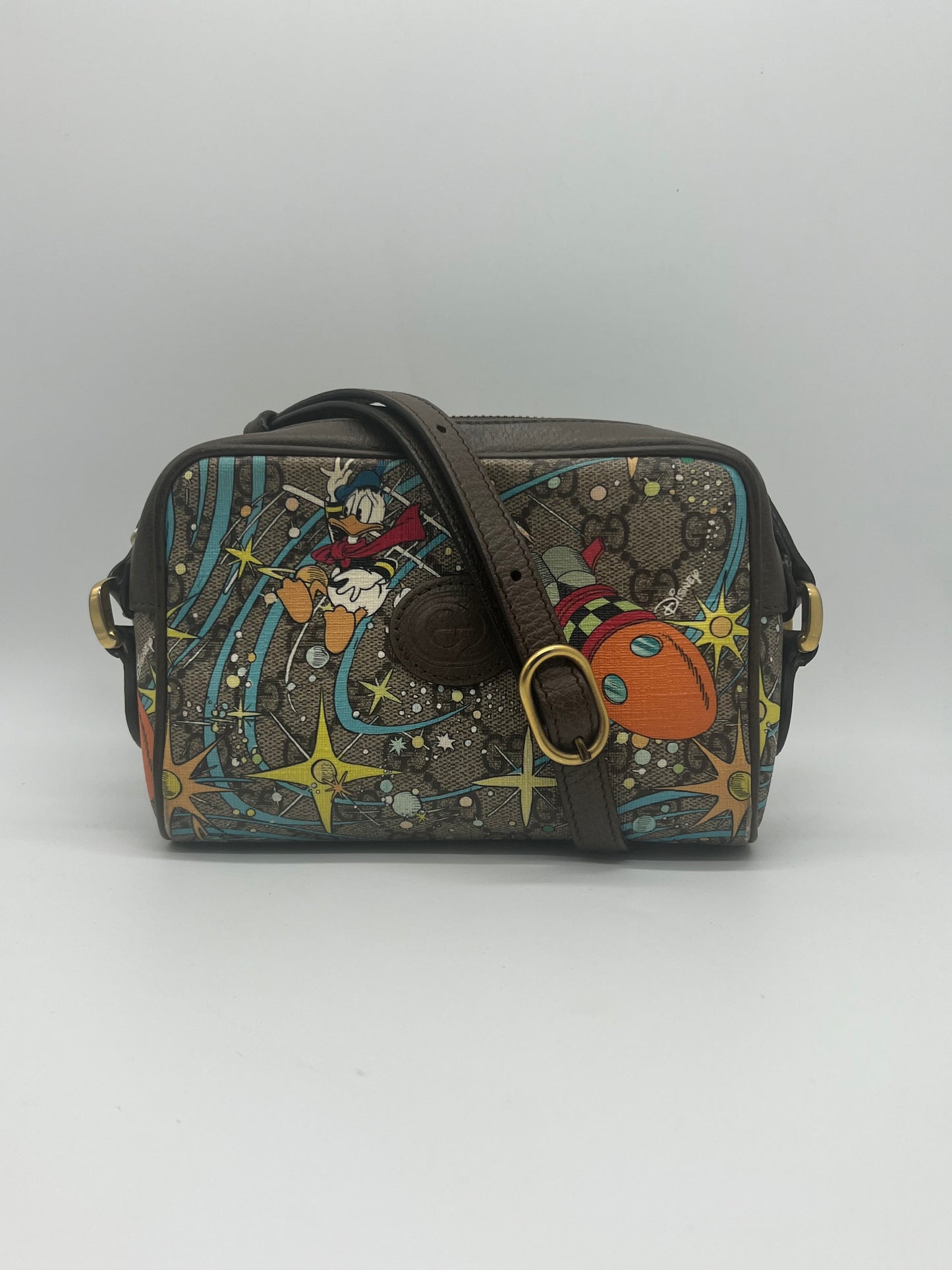 Authentic Gucci Donald Duck Canvas Camera Bag — Rare, Good Condition