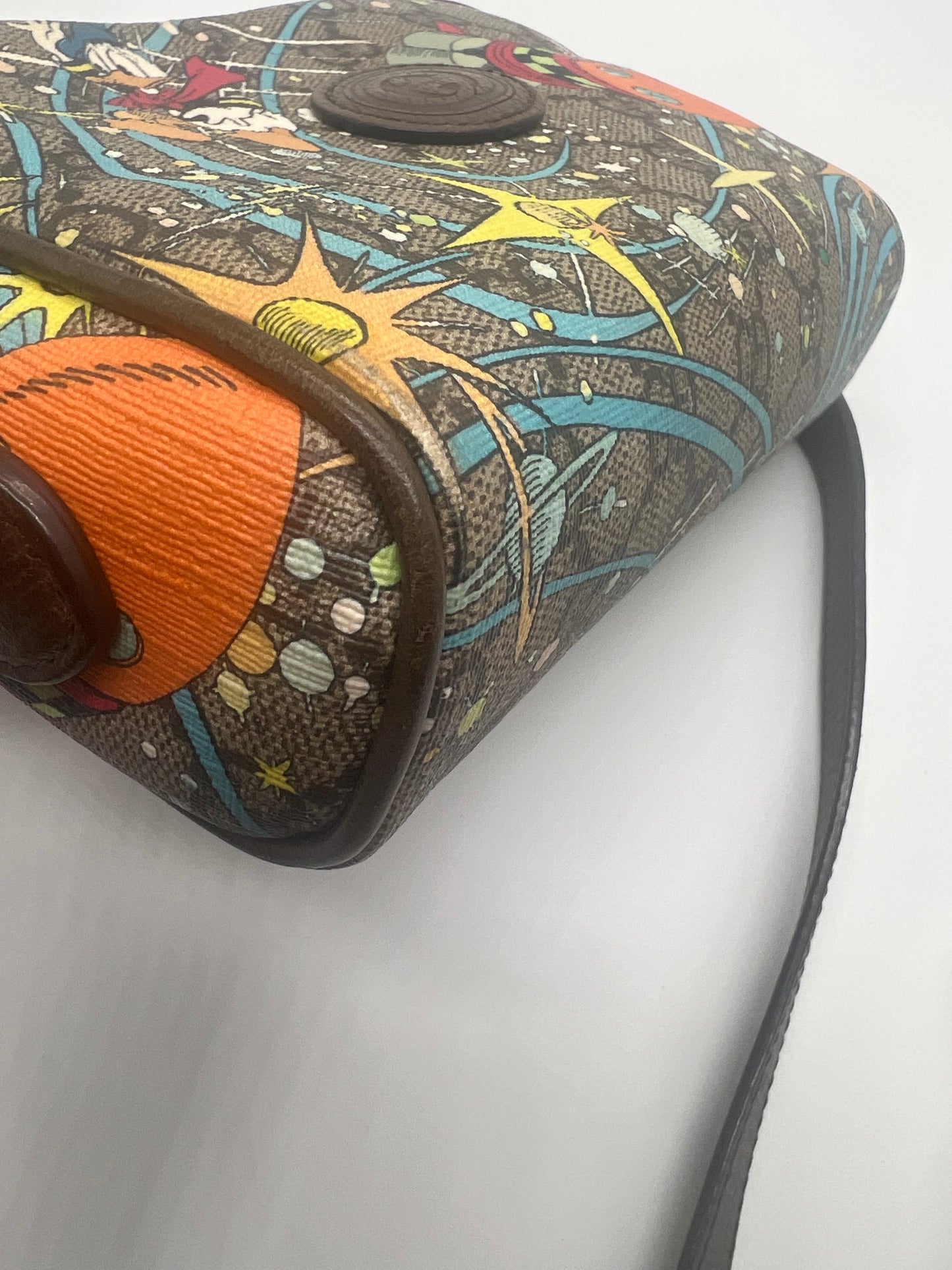 Authentic Gucci Donald Duck Canvas Camera Bag — Rare, Good Condition