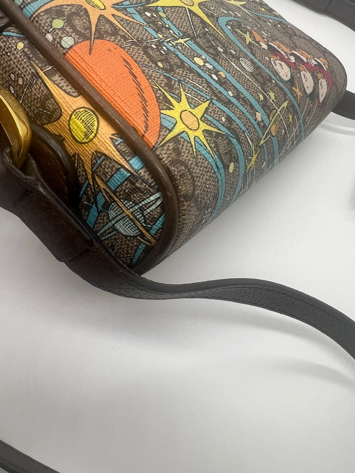 Authentic Gucci Donald Duck Canvas Camera Bag — Rare, Good Condition