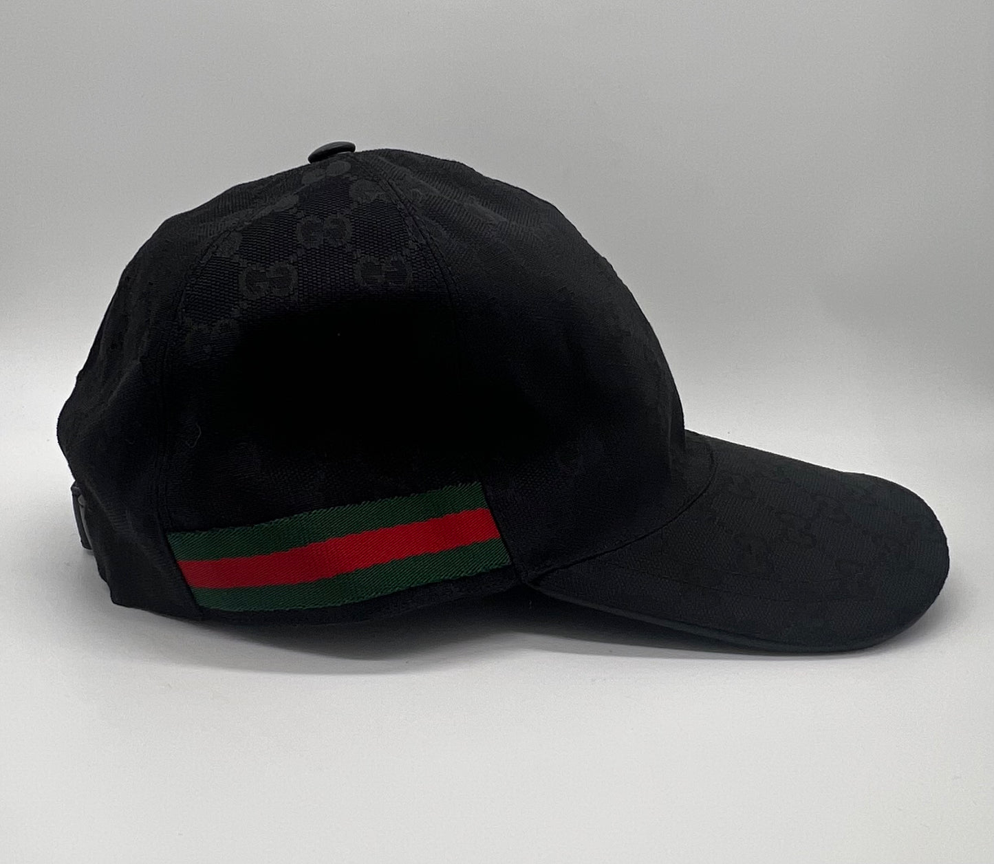 Gucci Sherry Web Baseball Cap - Size XL (60 cm) | Adjustable | Black