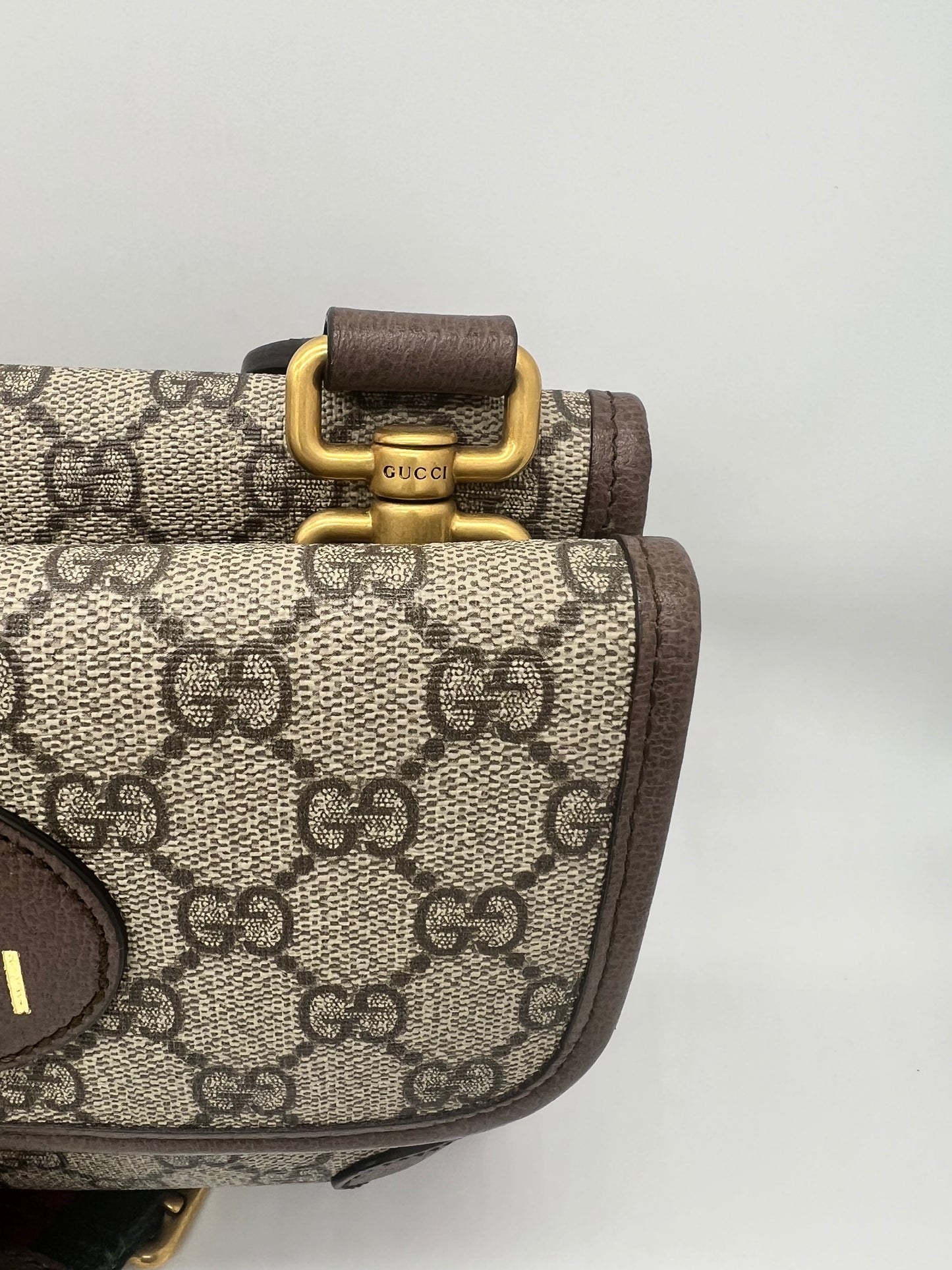 Gucci GG Supreme Neo Vintage Small Messenger Bag – Beige/Brown