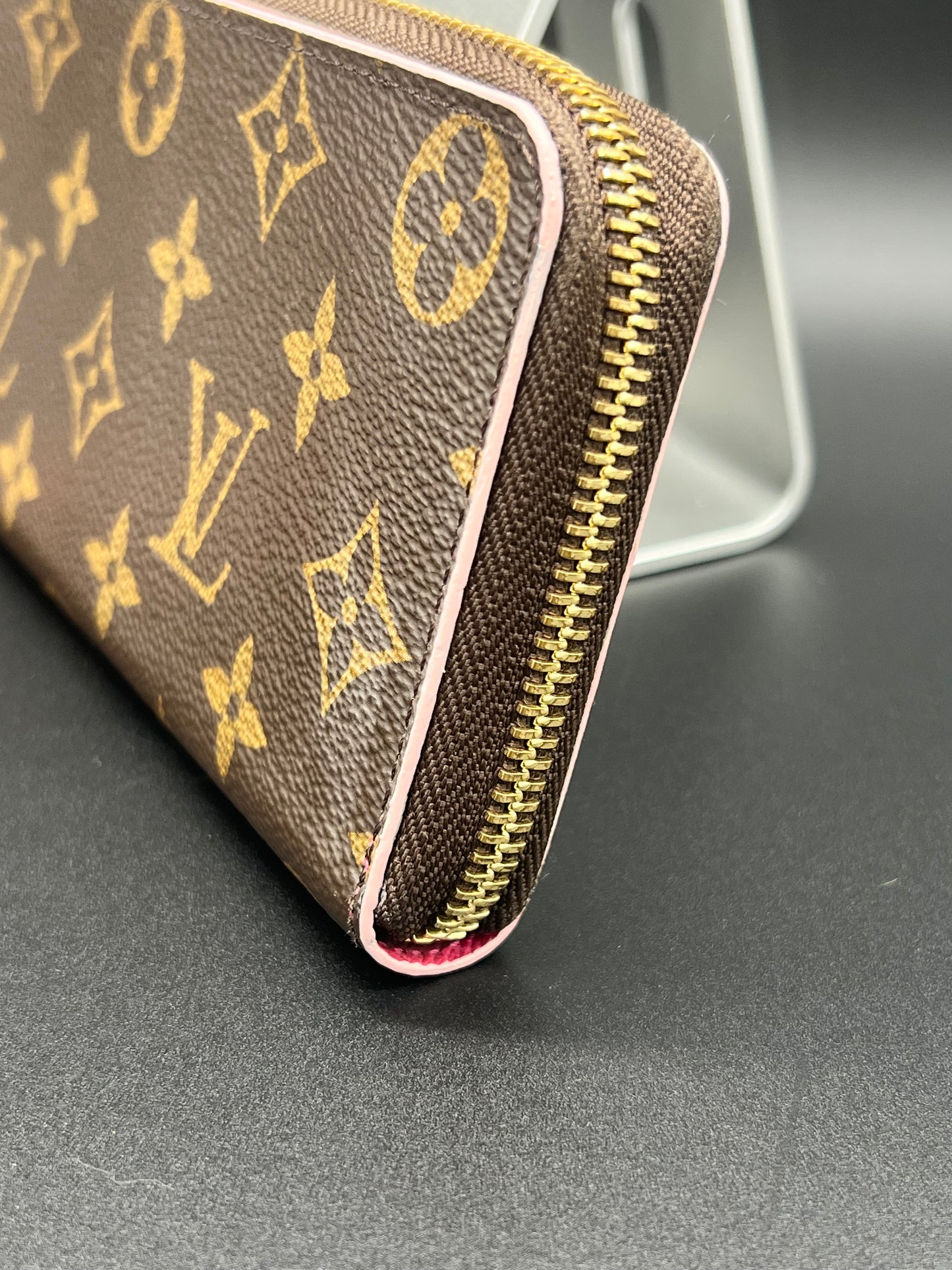 Louis Vuitton Clemence Limited Edition Blooming Flowers Wallet w/ Fuchsia Interior