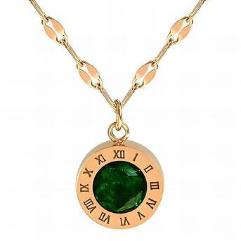 18K GOLD PLATED STAINLESS STEEL NECKLACE, INTENSITY